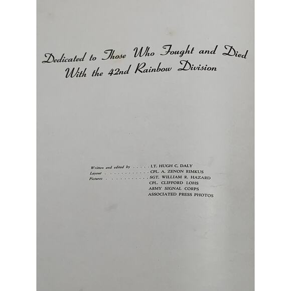 42nd  Rainbow Infantry Division Book - Picture 4 of 5
